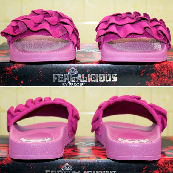 ⚡PRICE DROP⚡ Magenta Flutter Slide Sandal NIB - Picture 5 of 8